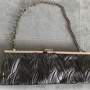 Vintage Jessica McClintock Black Clutch/Evening Purse